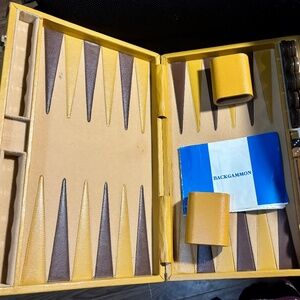 VINTAGE Backgammon Set